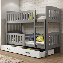 Pat supraetajat 2 persoane Malibu, multifunctional,  90x200x170 cm